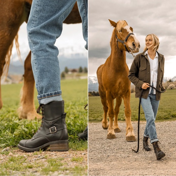 Taos Footwear Black Lace Up Crave Boots Women’s 12 - Picture 3 of 6